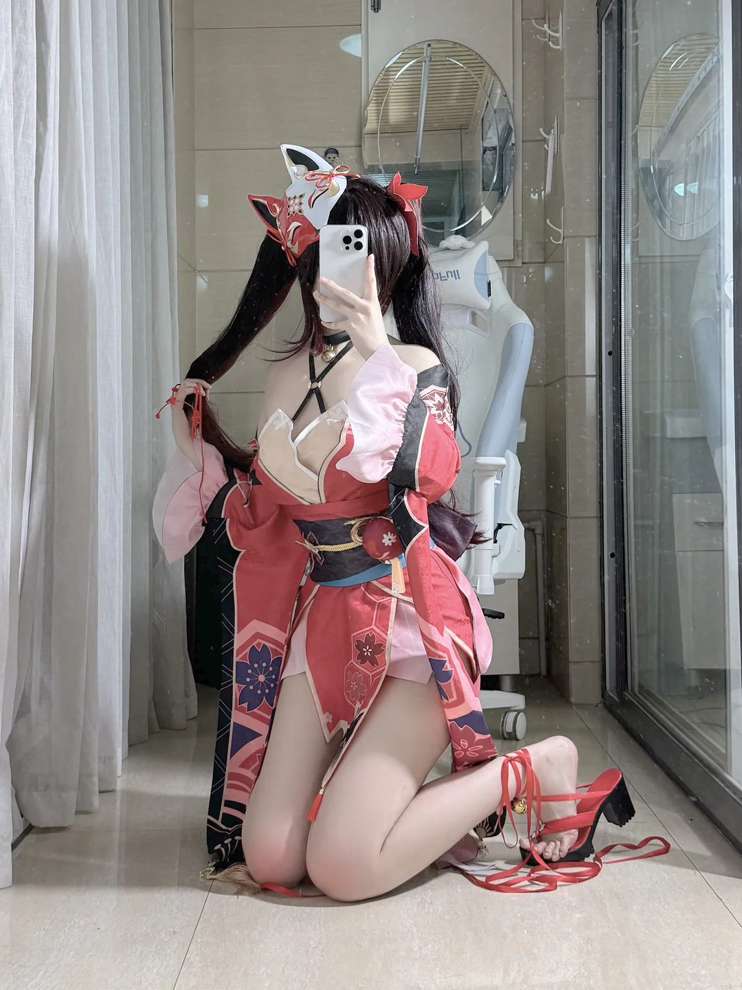 不可爱羚 - 花火 [52P,7V-486MB] tg@simisebaisi 【丝足阁】015.webp
